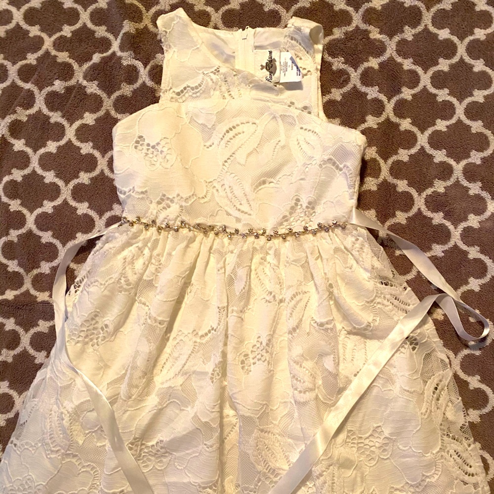 NWOT! Off-White Rare Editions Gown - Girls Sz 7